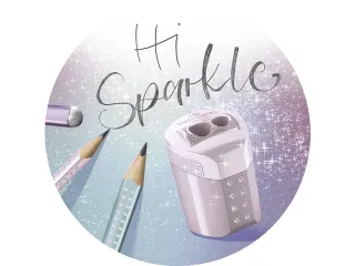 Potlood Faber-Castell Grip sparkle rose metallic - 8