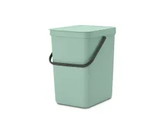 Afvalemmer Sort & Go 25 Liter Jade Groen