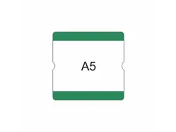 beschrijfbare hoes,markering HxB 216x231mm,PVC,groen