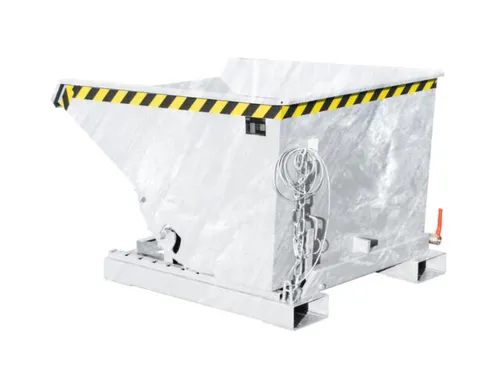 Kiepbak voor spaanders,HxLxB 835x1260x1070mm,0,6m³,draagverm. 1000kg