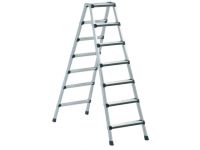 trapladder NL beide zijden 2x7treden m. bekleding balk L 1 92m