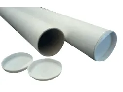 Verzendkoker CleverPack rond A3 +doppen 330x29.7x1.2 wit 5stuks