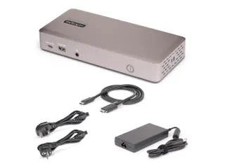 Triple-Monitor USB4 Docking Station, 4K 60Hz HDMI of DisplayPort - 1