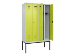 locker voor scheiding van kleding,HxBxD 2120x1200x500mm,4vak