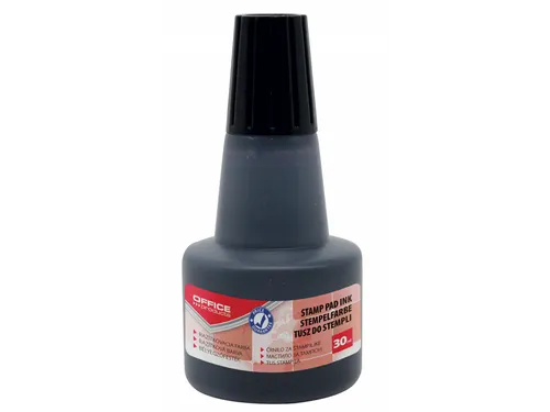 Stempelinkt 30ml zwart