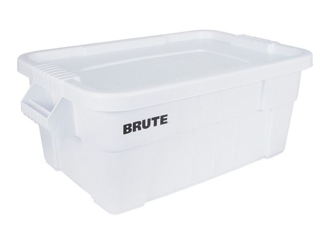 Brute-opbergbox 53 liter wit Rubbermaid | OpbergboxWinkel.be