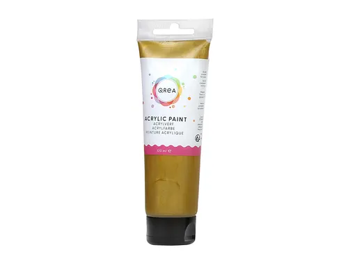 Acrylverf Qrea 120 ml goud
