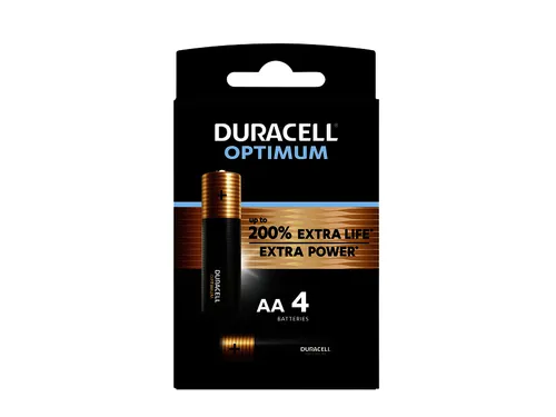 Batterij Duracell Optimum 4xAA 1.5V Alkaline