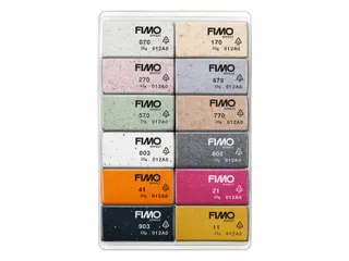 Klei Fimo effect colour pak à 12 Boho kleuren - 3