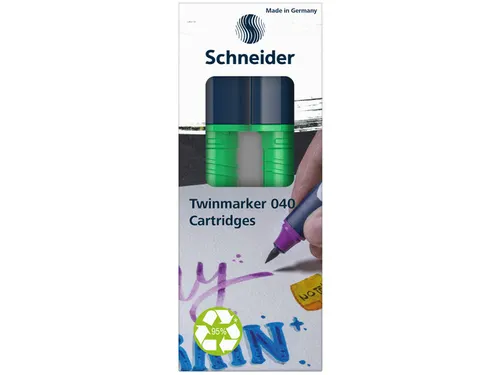 Twinmarker Schneider cartridge Paint-It 040 groen zwartwoud 053