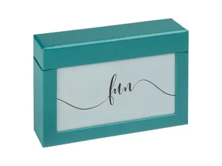 Fotobox walther design Fun 10x15cm 100 foto's petrol groen - 2