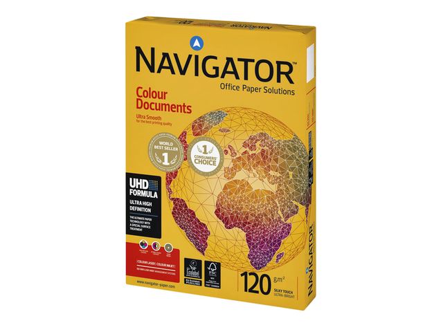 Kopieerpapier Navigator Colour Doc A3 120 Gram Wit | A3PapierOnline.nl