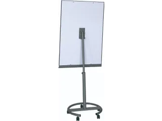 Mobiele Flipover Met Magnetisch Whiteboard 100x65cm - 4