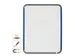 Tableau Blanc Nobo Slim Line 28x36cm Blanc