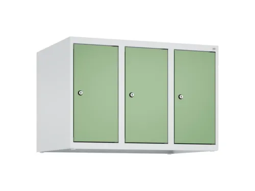 opzetkast,v. locker,3vak.,vak B 250mm,HxBxD 500x750x500mm,vleugeldeur