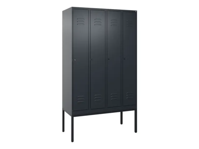 locker voor scheiding van kleding,HxBxD 2120x1200x500mm,4vak