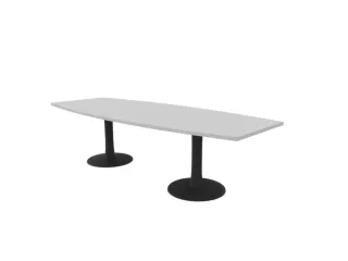 vergadertafel,HxBxD 740x2800x1100mm,vatvormig - 1