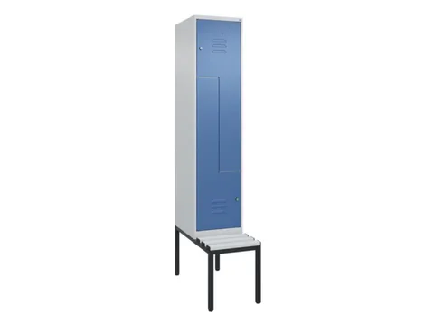 Z-garderobekast,HxBxD 2120x400x815mm,2vak,vak B 400mm,cil.-slot