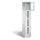 Lockerkast 1800x320x500mm 1x4 vakken Cilinderslot, Sokkel, RAL7035