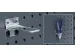 support en U p. plaque de rangement perforée Hxl 80x20mm
