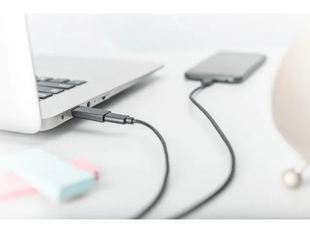 USB Type-C-adapter Type A naar CM/F 3A 5GB 3.0-versie Zwart