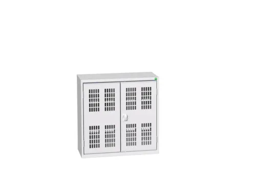 wandkast 800x800x350mm 2xStalen bodem sokkel Ral 7035 front Ral 7035