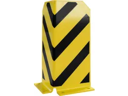 aanrijdbescherming voor stelling,L-profiel,HxB 400x175mm,geel/zwart