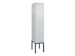 locker,HxBxD 2120x400x500mm,1vak,vak B 400mm,cil.-slot,voetonderstel