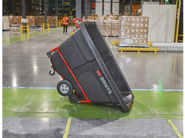 Rubbermaid BRUTE Tilt Truck 382 liter Kantelwagen Zwart