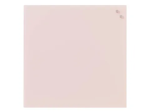 Glasmagneetbord Naga 45x45cm poeder roze