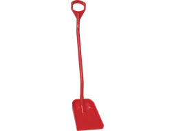 Hygiene 5611-4 Ergonomische Schop Lange Steel klein Blad Rood