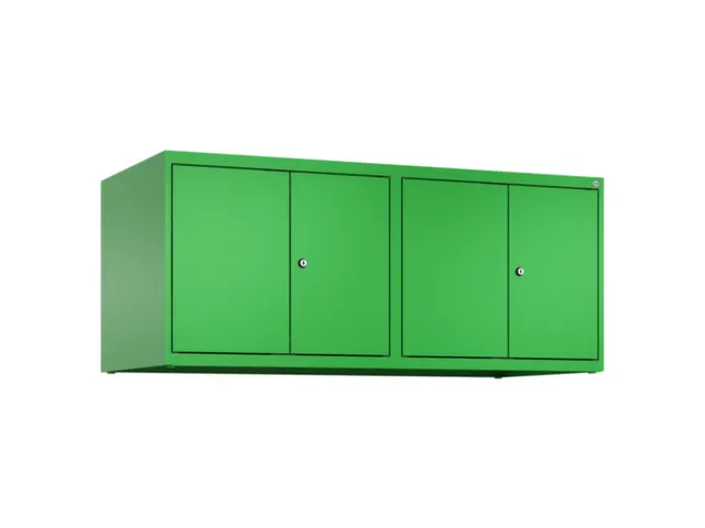 opzetkast,v. locker voor scheiding van kleding,4vak.,vak B 300mm