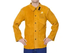 Weldas Golden Brown 44-2530/P lasjas, geel, maat 2XL, per stuk