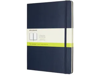 Notitieboek Moleskine XL 190x250mm blanco hard cover sapphire blue - 2