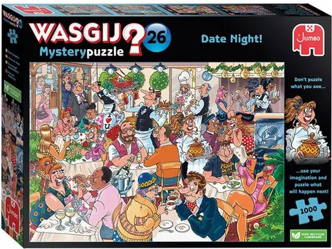 Puzzel Wasgij Mystery 26 Date Night! 1000 stukjes