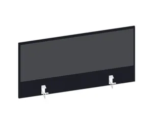 baliepaneel v. bureau aanbouw achter CC-zwart BN8010-antraciet 1000mm - 1