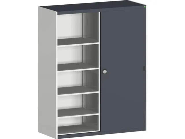 schuifdeurkast 2000x1600x650mm stalen scheidingswand Ral7035 Ral7016