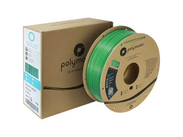 ASA 1,75mm groen 1kg PolyLite 3D Filament