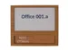Plaque de porte modulable + plaque NIET STOREN aspect bois 150x130mm