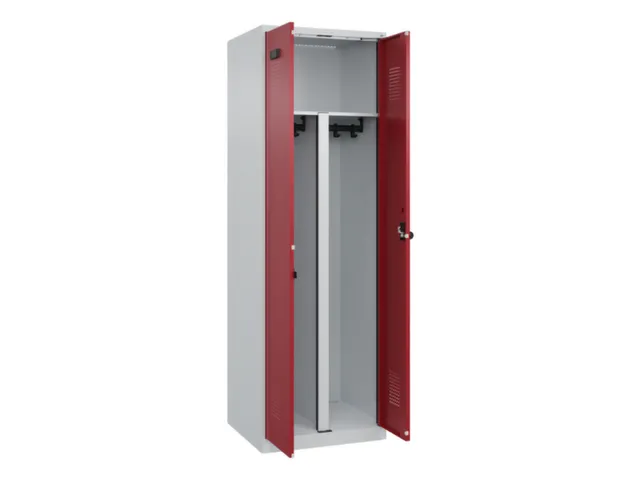 PBM-locker,HxBxD 1850x600x500mm,2vak,vak B 300mm,draaigrendel