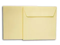 Envelop Papyrus Envelpack Design vierkant 140x140mm ivoor 894410 10 st