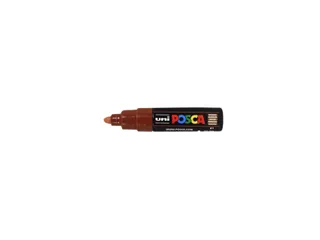 Verfstift Posca PC7M Brede Punt 4,5-5,5mm Bruin - 1