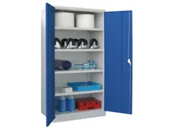 zwaarlastkast 1950x1040x630mm openslaande deuren RAL7035 front RAL7016