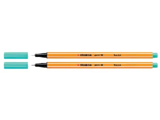 Fineliner STABILO point 88/51 0.4mm turquoise blauw - 1