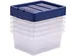 Opbergbox 15 Liter Transparant Blauw