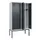 locker voor scheiding van kleding,HxBxD 2120x1200x500mm,4vak