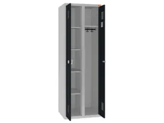 kleding-/wasgoedkast,RAL 7035/RAL 7016,HxBxD 1800x600x500mm,2vak