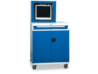 pc-kast,HxBxD 1640x830x700mm,monitorvak,toetsenbord-/muisblad - 1