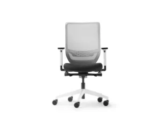 Dauphin Bureaustoel to-sync pro white hoge netrugleuning zwart - 2