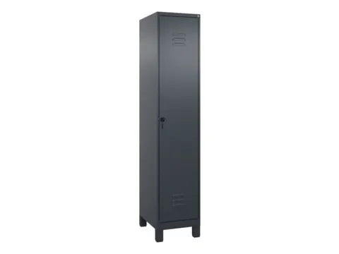 locker,HxBxD 1950x400x500mm,1vak,vak B 400mm,draaigrendel,voeten